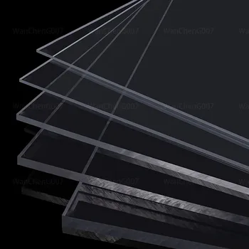 PVC прозрачна плоча дебела 1,5-3 мм прозрачен пластмасов лист водоустойчив модел аксесоари за обработка на материали PVC прозрачна плоча