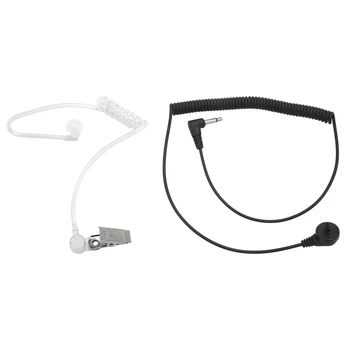 RHF 617-1N 3.5mm ПРИЕМНИК / САМО СЛУШАНЕ Слушалки за наблюдение Слушалка с ясна акустична намотка Tube Earbud Audio Kit