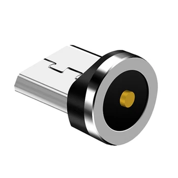 RISE-кръг магнитен кабел щепсел 8 пинов мини USB щепсели бързо зареждане телефон магнит зарядно щепсел