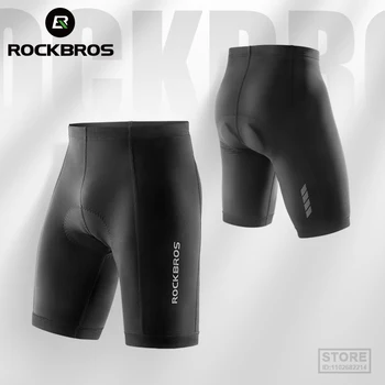 ROCKBROS Летни шорти за колоездене Дишащи чорапогащи за велосипеди MTB Road Sport Bike Trousers Shockproof Sponge Pad 