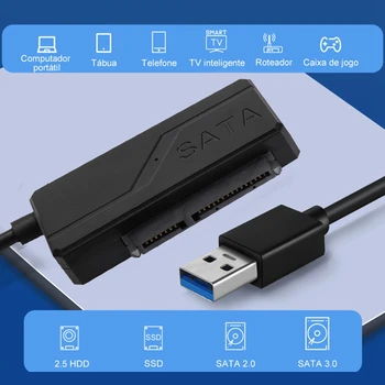 SATA към USB3.0 Лесно устройство SATA към USB транферен кабел за 2.5 инчов твърд диск SATA адаптер