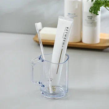Simple Clear пластмасова чаша за уста Чаши за баня за мъже и жени Ater Cup чаши за пиене Аксесоар за баня