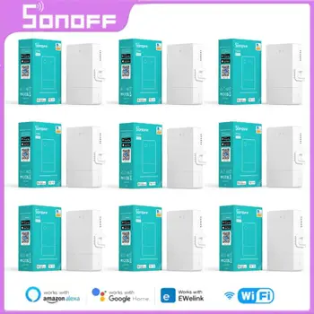 SONOFF POW Произход 16А Интелигентен превключвател на електромера Защита от претоварване Реле прекъсвач Контрол на енергийния мониторинг чрез Alexa Google Home