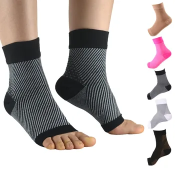 Sports глезена навяхване съвместни защита анти плантарна фасция компресия еластични чорапи налягане крак предпазител капак