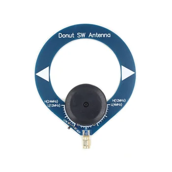 SW късовълнова антена Mini Loop антена 4MHz-24MHz малка контурна антена за HFDY Malahiteam DSP1 DSP2 приемник