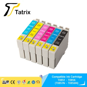 T0851 T0852 T0853 T0854 T0855 T0856 T0851N 85N Цветно съвместим принтер мастило касета за Epson Stylus снимка 1390 R330 T60