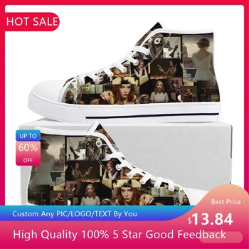 The Queens Gambit High Top Sneakers Mens Womens Teenager High Quality Beth Harmon Canvas Sneaker couple Casual Shoe Custom Shoes