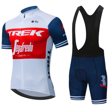 TREK Колоездачни панталони Man Jersey 2024 Летни мъжки дрехи Bib Мъжки велосипед гел шорти Дрехи Мъжки комплекти Спортен комплект Професионална риза