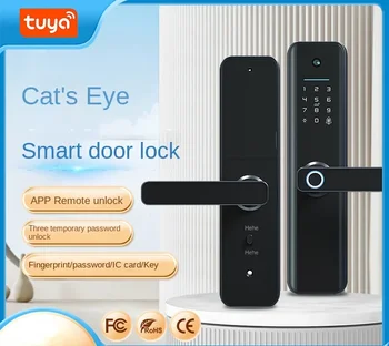 Tuya wifi Smart Castle fechadura водоустойчив eletronica biometria Цифров електронен пръстов отпечатък Tuya Smart Door lock