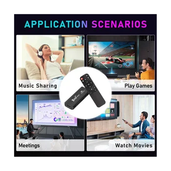 TV98 TV STICK 2G + 16G Android12.1 2.4G 5G WiFi Android Smart TV BOX 4K 60Fps Set Top Box