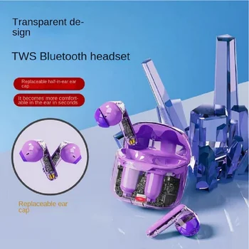 TWS безжични слушалки Bluetooth 5.1 слушалки KW20 HD звук стерео слушалки с кутия за зареждане