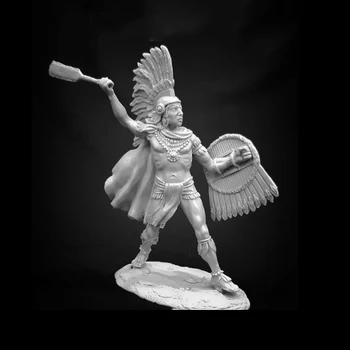 Unassambled 1/24 древен човек воин стойка Смола фигура миниатюрни модели комплекти Небоядисани