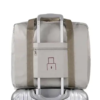 Weekender чанта сгъваеми тежкотоварни Duffel мъкна за уикенди домакинство съхранение чанта за спестяване на място за пътуване къмпинг