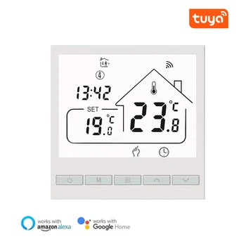 WIFI Tuya Smart Home термостат за електрически / газов котел / вода подово инфрачервено отопление температурен контролер за Alexa Googl