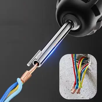 Wire конектор за електротехник бързо тел Twister артефакт разширение прът инструменти за мощност бормашина шофьори тел усукване