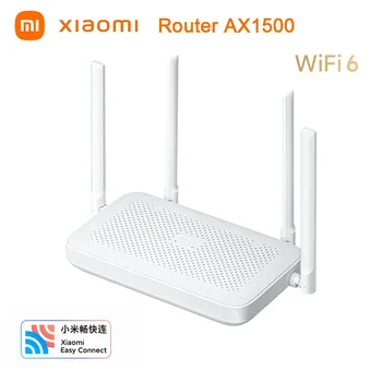 Xiaomi рутер ax1500 2,4g / 5ghz двубандов рутер wifi 6 1501mbps гигабитов ethernet порт ofdma предаване mesh мрежа