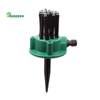Yardeen Garden Multi-Tips Дюза за пръскане на трева Регулируема външна пръскачка за вода Напоителна система