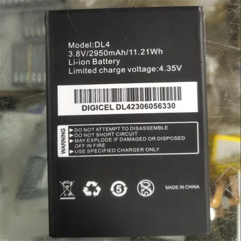 YCOOLY за батерия Digicel DL4 2950mAh Нова дата на производство Висок капацитет С проследяване на информацията