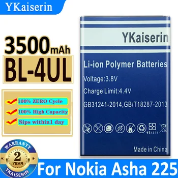 YKaiserin 3500mAh BL 4UL BL-4UL батерия за Nokia Lumia 225 330 RM-1172 RM-1011 RM-1126 БАТЕРИЯ BL4UL Batterie + Track Code