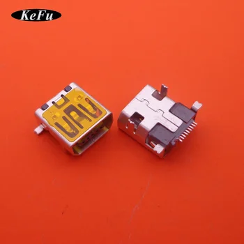 YKD 10 бр. Женски мини USB тип B 10 пинов SMT SMD DIP конектор за монтиране на жак
