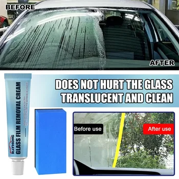 Агент за отстраняване на стъклен маслен филм Агент за покритие на автостъкла от стъклен филм Водоустойчив дъждоустойчив почистващ препарат за стъкло против мъгла за автоматично предно стъкло