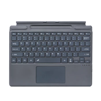 Безжична клавиатура за Microsoft Surface Pro 9 с тъчпад подсветка клавиатура ръкав с магнитен държач за писалка