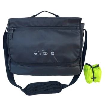 Велосипедна предна чанта Велосипедни чанти за рамо за Brompton 3SIXTY сгъваеми аксесоари с чанта за дъжд