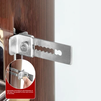 Висококачествена брава за заключване на вратите за пътуване Преносима врата Plug Hotel Door Blocker Home Security Lock Lockch Device Lock Door