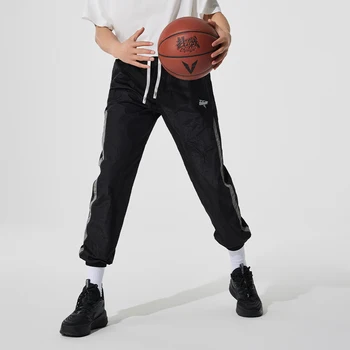Висококачествени Wowen Sweatpants за мъже Черен M-3XL размер дишащи тънки дълги панталони за ежедневно бягане по баскетбол