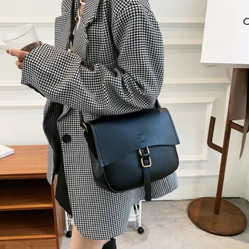 Висококачествени жени малки Pu кожа рамо чанта дизайнер дами пратеник crossbody чанти за жени мода женски нови чанти