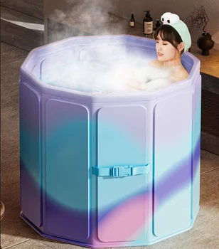 Възрастен сгъваема преносима детска вана с една секунда бързо отваряща се вана инсталация безплатно