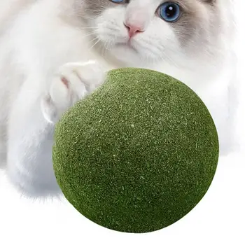 Големи топки от коча билка 10 см котка мента топка коча билка играчки здрави лизане естествен коча билка топка супер големи самооблекчаващи се котешки лакомства