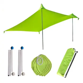Голям преносим подслон бреза слънце сянка балдахин UPF50 UV защита плаж палатка