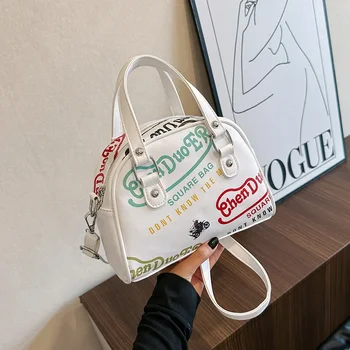 Дамски мода писмо рамо чанта Crossbody чанта универсален преносим триизмерен черупка чанта