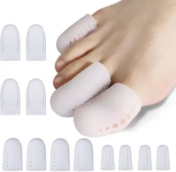 Дишащи протектори за пръсти Подложки за ръкав Bunion Възглавница Big Toe Guards Силиконови капаци за пръсти за защита на врастнали нокти на краката