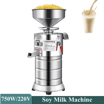 Електрически производител на соево мляко Машина за пулпиране на соя от неръждаема стомана Многофункционална машина за смилане на соеви зърна Търговска машина за соево мляко
