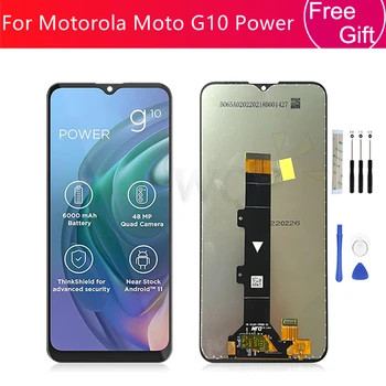За Motorola Moto G10 мощност LCD дисплей сензорен екран дигитайзер събрание PAMR0002IN PAMR0008IN PAMR0010IN резервна част