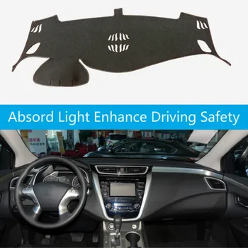 За Nissan Murano 2015 2016 2017 Car Dashboard Cover Mat Pad Sun Shade Instrument Protect Аксесоари за килими