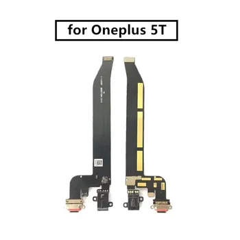 за Oneplus 5T USB порт за зареждане Dock конектор Flex кабел подмяна монтажни части телефон екран ремонт резервни части