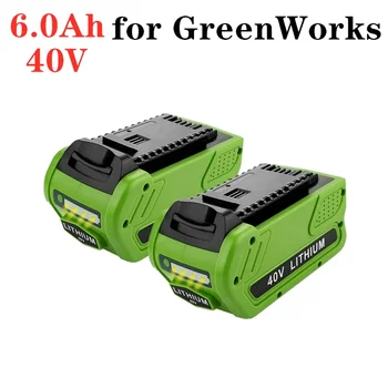 Замяна 40V 18000mAh 6000mAh литиево-йонна батерия 29472 за GreenWorks 40Volt G-MAX 29252 20202 22262 27062 21242 Електроинструменти