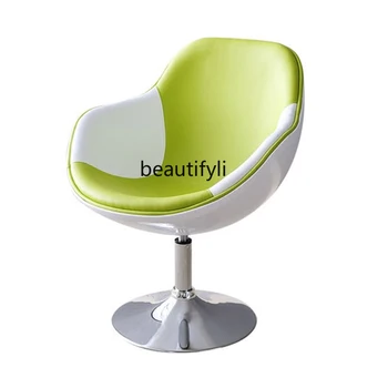Известен творчески стол за хранене Стол с висока облегалка Домакински минималистичен модерен модерен напреднал бизнес FRP въртящ се стол дизайнерски стол