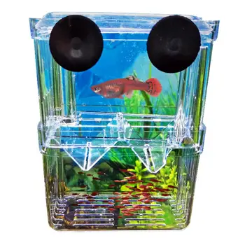 Изолационна кутия Аквариумни риби Кутия за развъждане Акрилни аквариум Селекционер Резервоар за риба Излюпване Инкубатор Аквариум Излюпване Инкубатор Къща