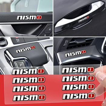 Интериор на автомобил декорация 3D стикер волан табло Decal за Nismo Nissans Tiida Teana Skyline Juke X-пътека Qashqai