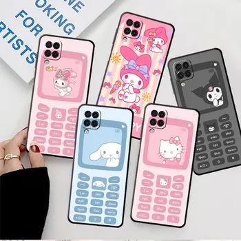 Калъф за Samsung Galaxy A52 A12 A51 A71 A32 A21s A22 A53 A23 A13 A03 A02 A41 A33 A11 A72 Телефон Cover Sanrio Hello Kitty Melody