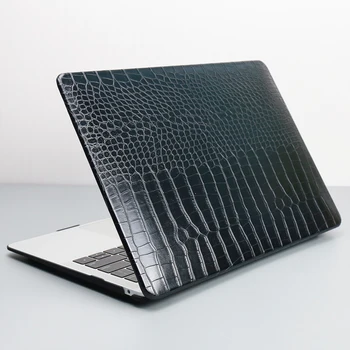 Калъф за лаптоп за Macbook Air 13 Калъф PVC Твърда долна обвивка за Macbook Pro Retina 13 PU кожен калъф за 2021 MacBook Funda Cover