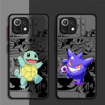 Калъф за телефон за Xiaomi Mi 12 13 Pro 9T 13 Ultra 12T Pro 11T 12X 11 Lite 10T Забележка 10 Lite капак Луксозен Pokemon Pikachu аниме