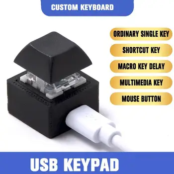  Клавиатура с един клавиш USB персонализирана програмируема макро механична клавиатура Мишка с горещ клавиш Бутон с един клавиш Мини клавиатура