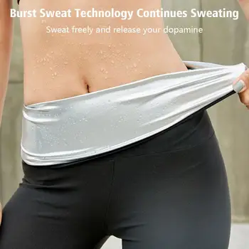 Корем контрол хип-повдигане пот панталони за жени сауна греда висока талия тяло фитнес гърди пет точка шорти жилетка N9S9