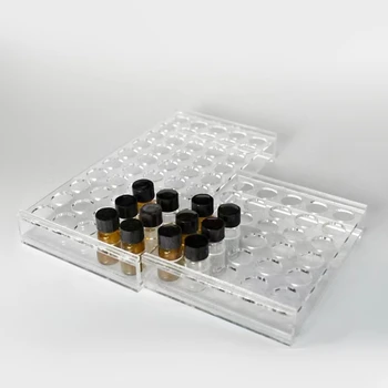 Лабораторно оборудване за съхранение на бутилки за проби, висококачествено PMMA