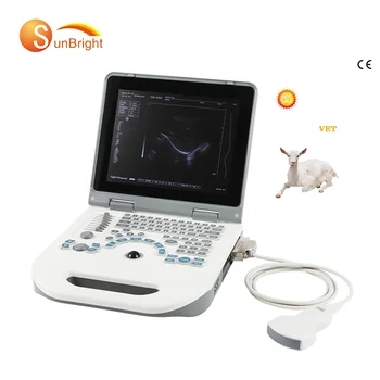 Лаптоп Евтина цена Ветеринарен преносим ветеринар бременност устройство кози USG медицински ултразвукови инструменти за овце
